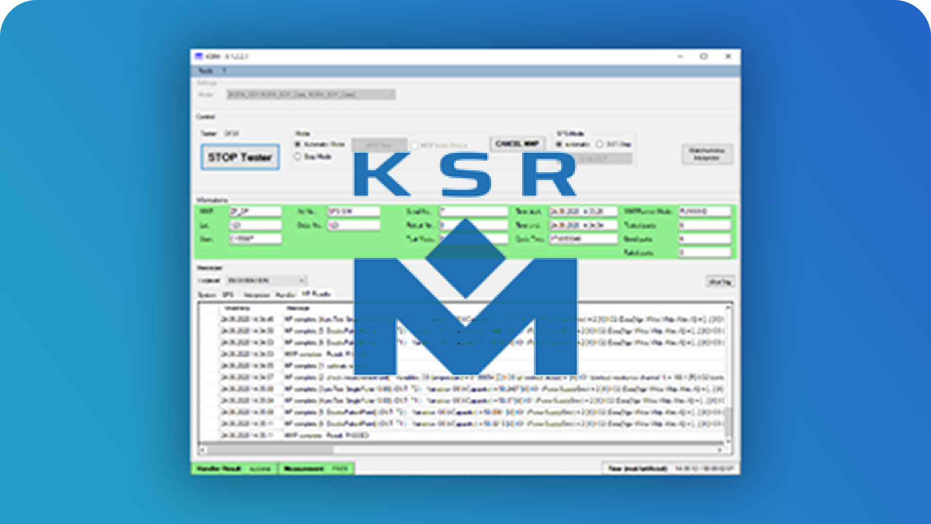 Operating Software (KSR32 / KSR4) Application